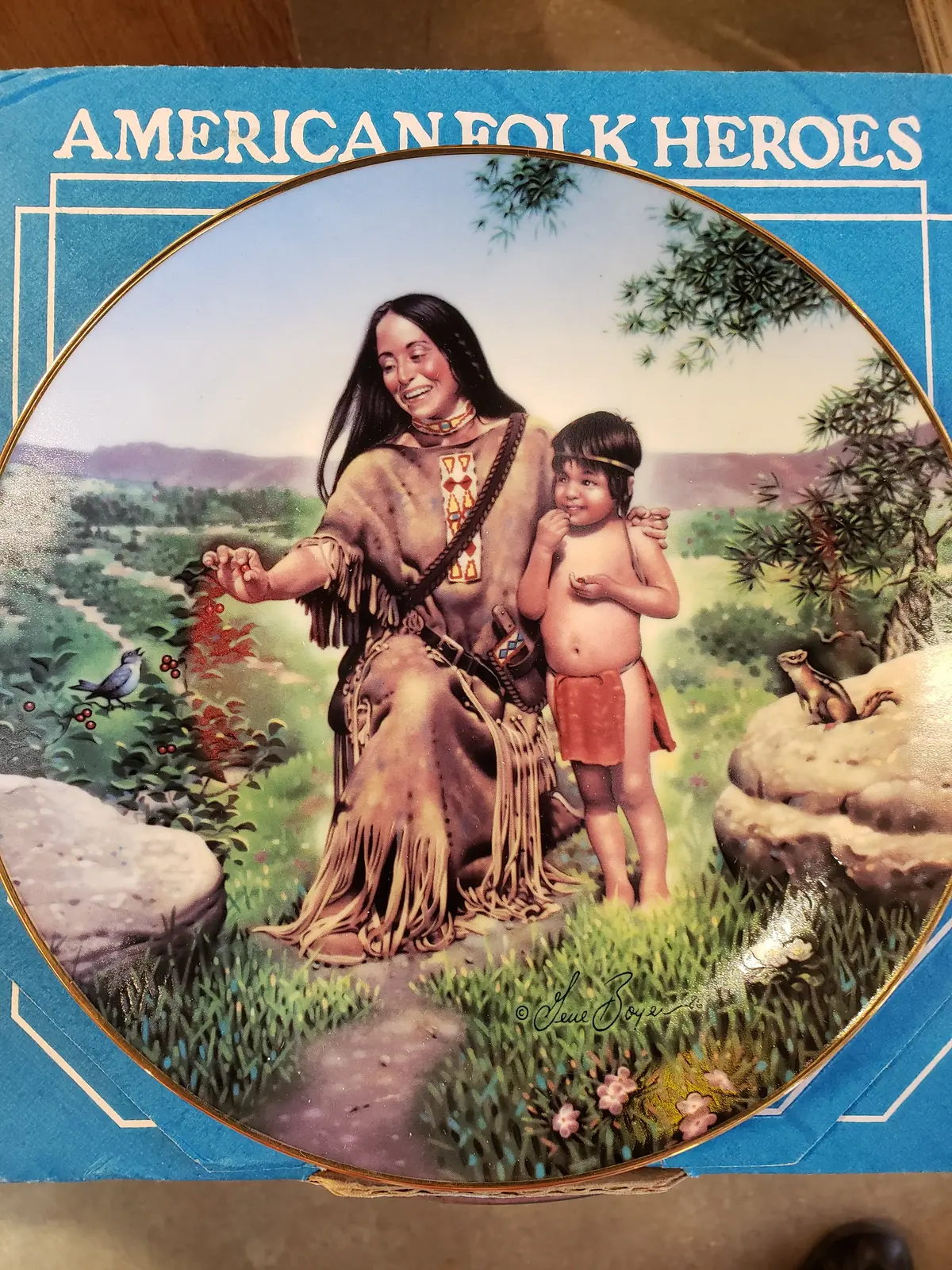 Sacajawea Commemorative Plate 1