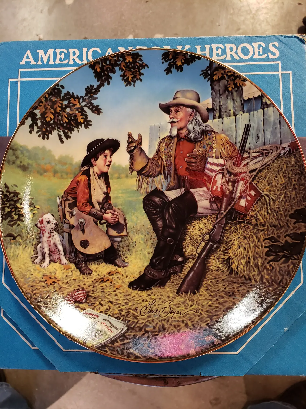 Buffalo Bill Commemorative Plate 1
