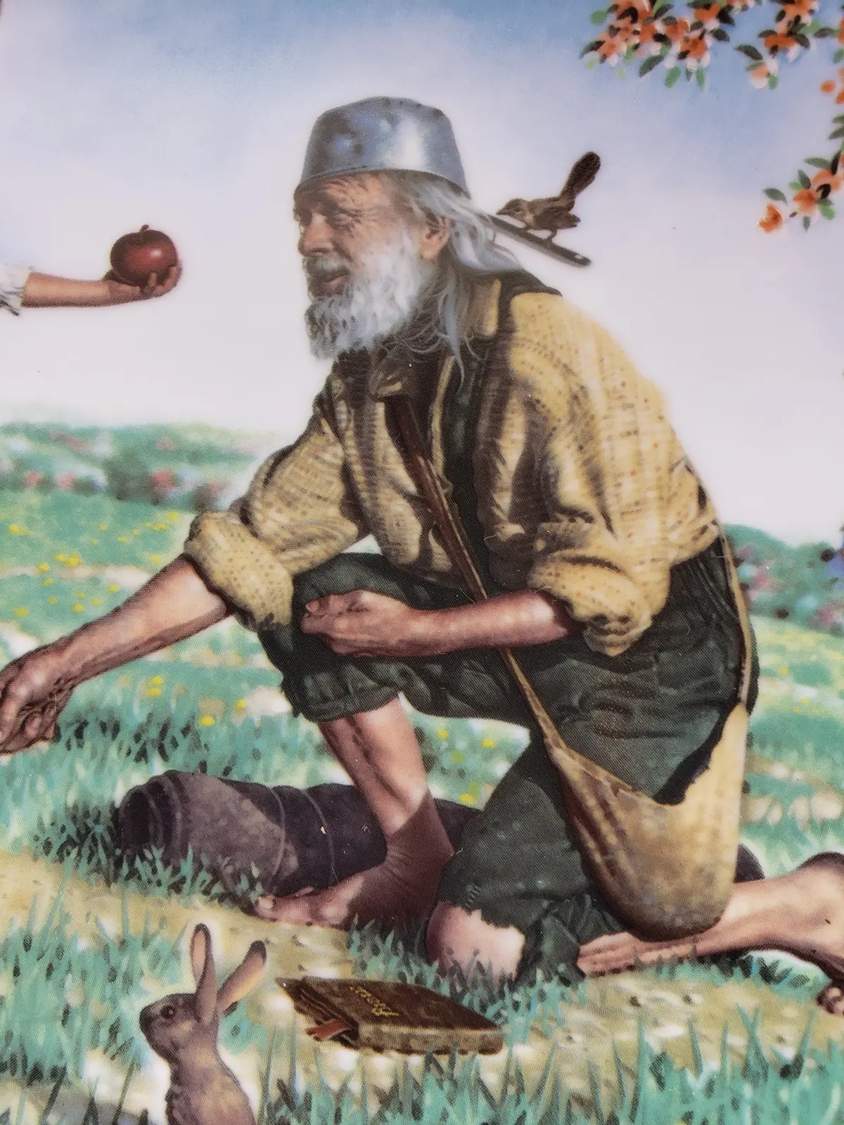 Johnny Appleseed Commemorative Plate 2