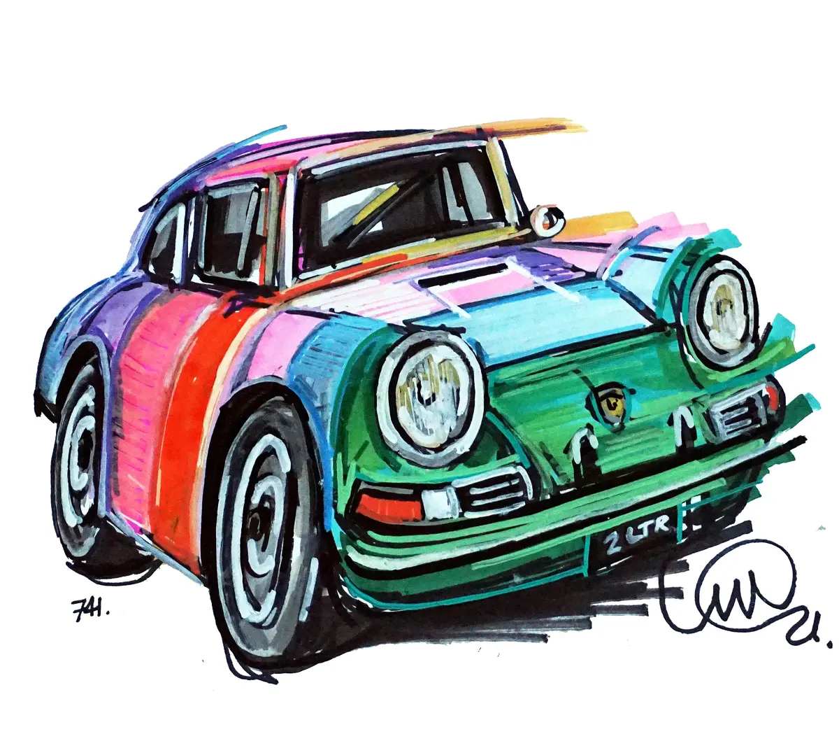 #Continuouscar No.741 L Porsche 911 1