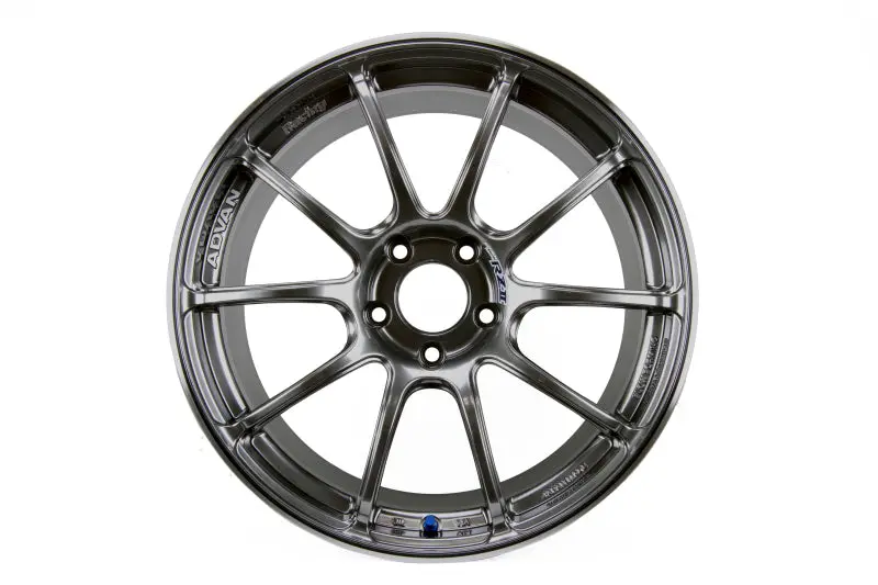 Advan Rzii 18X10.0 +35 5-114.3 Racing Hyper Black Wheel 2
