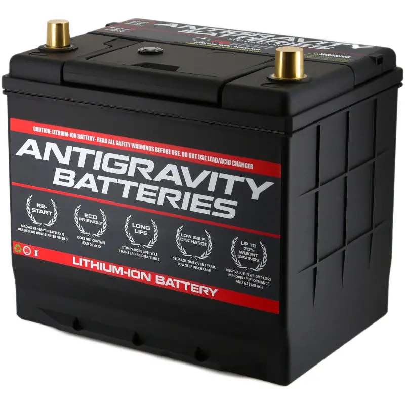 Antigravity Batteries - Group 24 Lithium Car Battery W/Re-Start  (60 Ah, Left-Side Terminal) 1