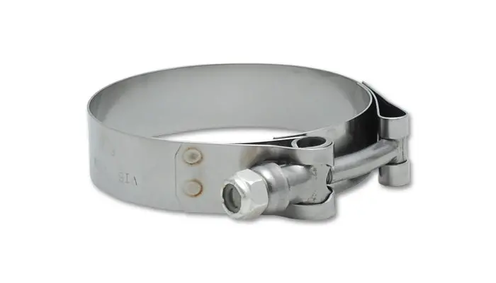 Stainless Steel T-Bolt Clamps (Pack Of 2) - Clamp Range: 2.28"-2.51" 1