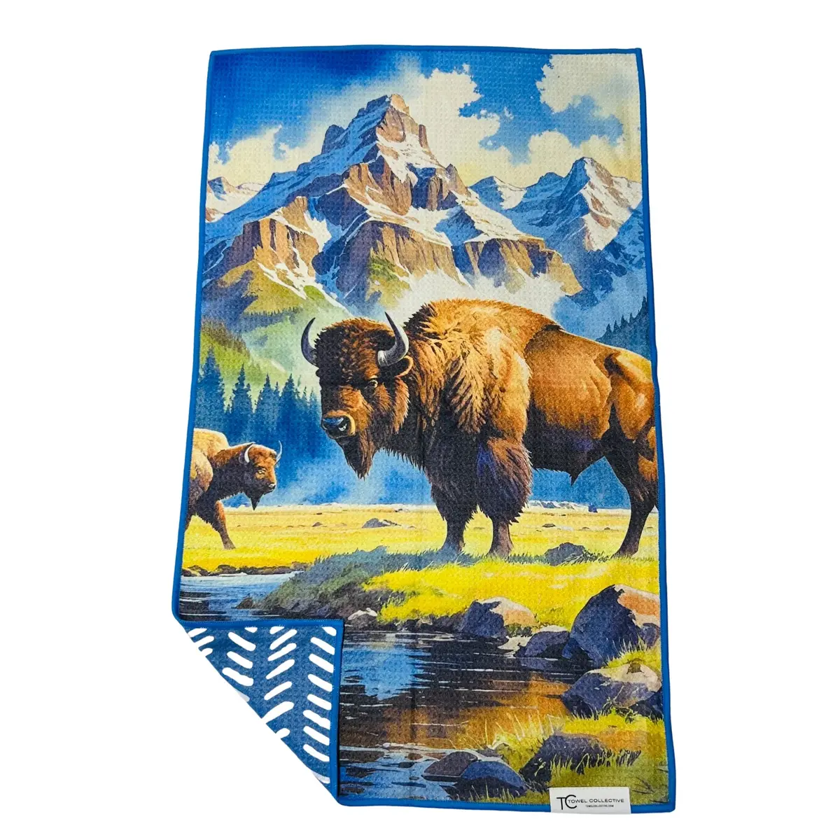Tatonka Grand | Yellowstone Collection | Waffle Weave Microfiber Hand Towel 1