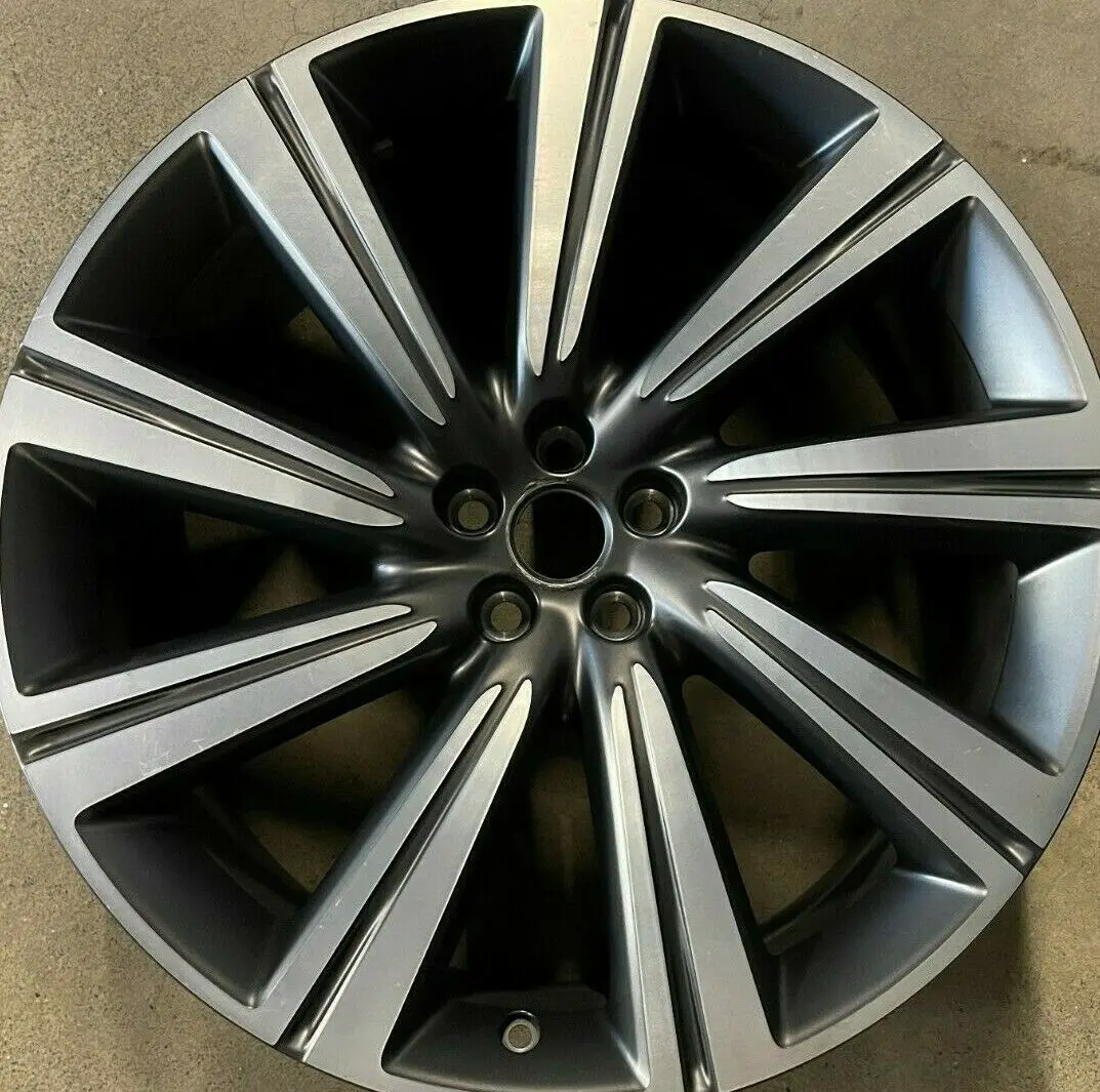 One 2018 2019  Factory Jaguar F Pace 22 Wheel Oem 59979 Rim Hk8m1007cc 1