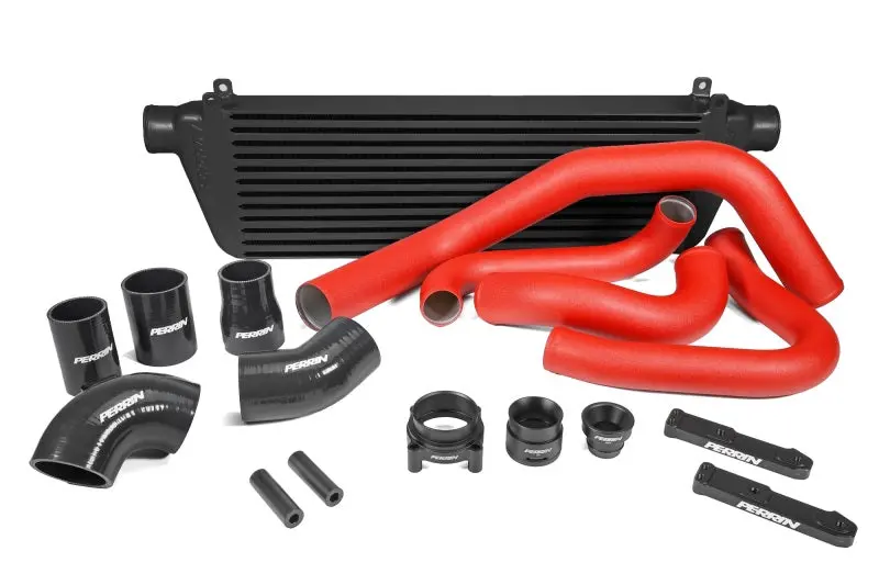 Perrin Front Mount Intercooler Kit Red / Black - Fits 22-25 Subaru Wrx 1