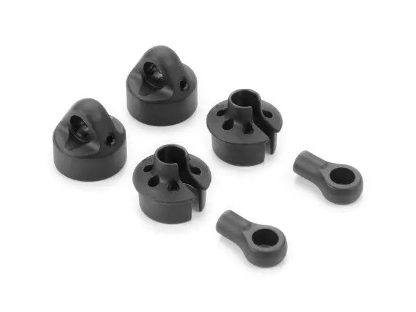 Xray Composite Shock Cap, Spring Collar & Ball Joint - Big Bore (2 Pcs Each) 1