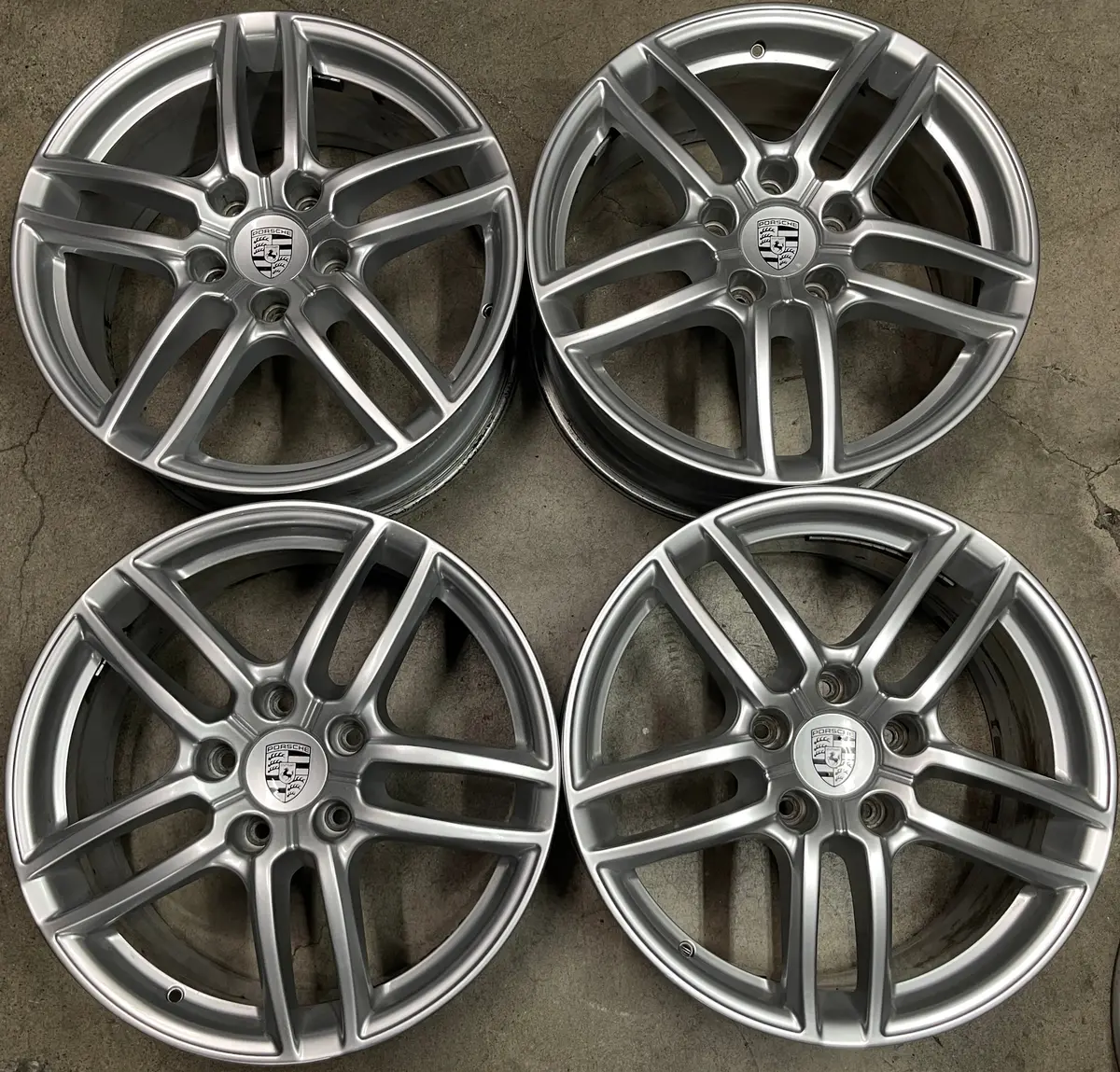 Sold Four 2015 Porsche Cayenne Factory 19 Wheels Oem Rims 7P5601025ad 1