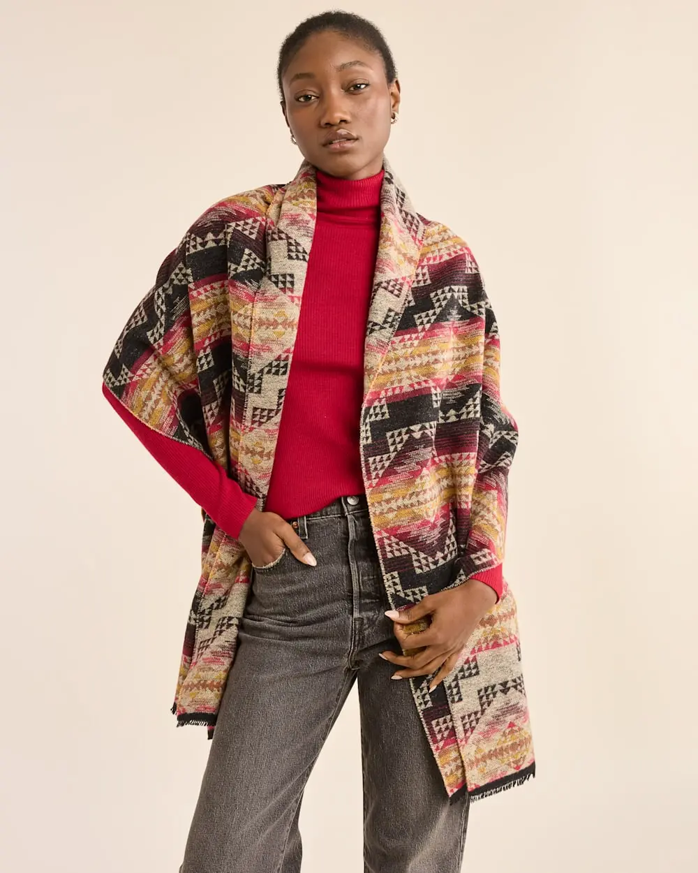 Pendleton Ultra Soft Oversized Wrap In Smith Rock 1