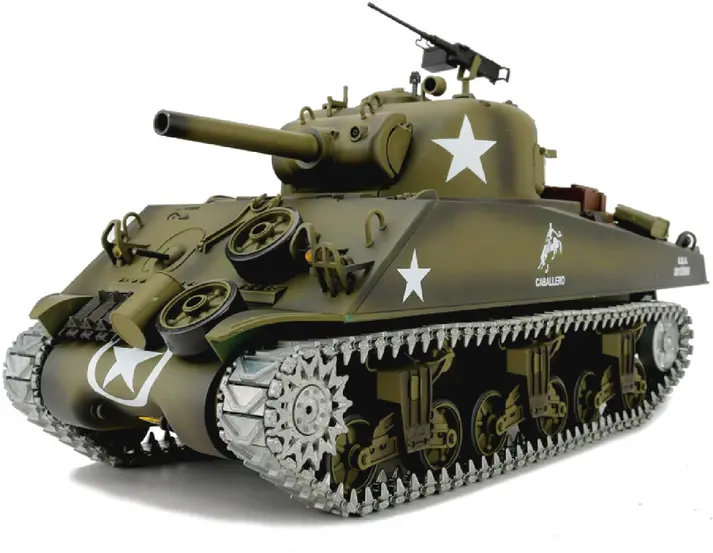 Heng Long V7.0 1-16 U.S.A M4a3 "Sherman" Rc Tank(Bb And Ir) - Full Pro Version 3898-Full Pro 1