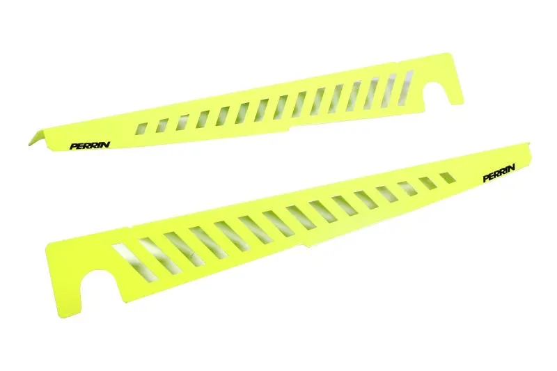 Perrin Fender Shroud Set Neon Yellow - Fits 22-25 Subaru Wrx 1