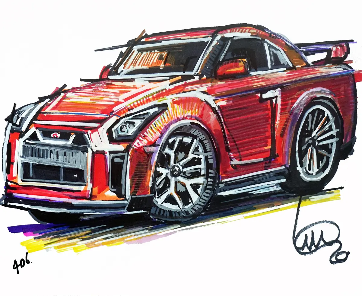 #Continuouscar No.406 | Nissan Gt-R 1