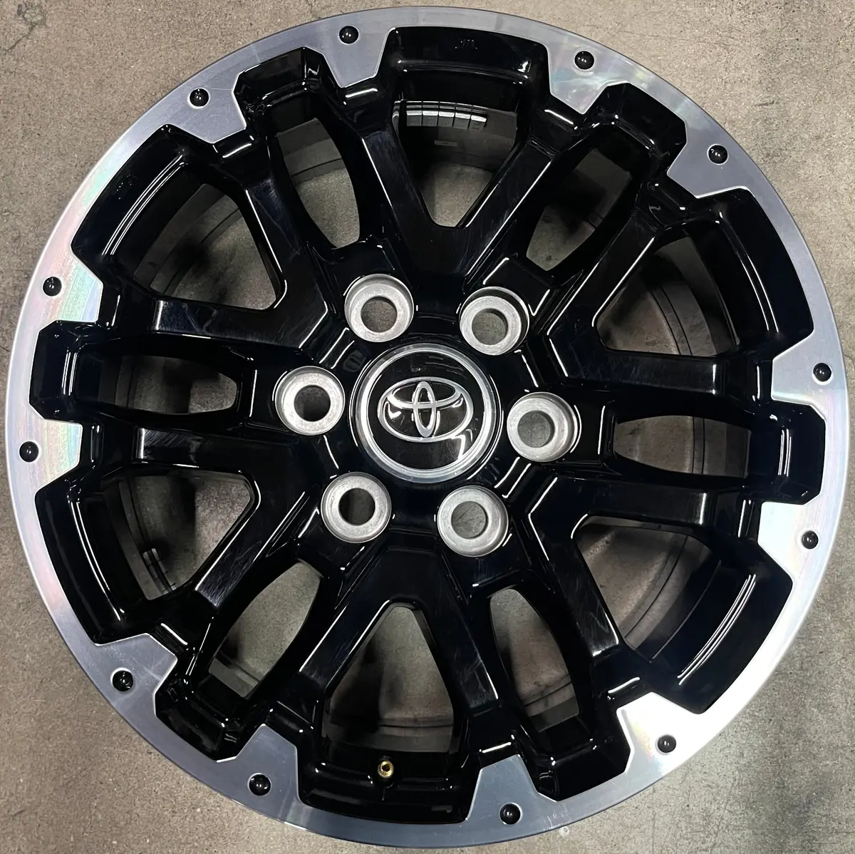 One 2024 Toyota Tundra Trd Tss 18 Inch Wheel Rim Oem Black Qty:3 1