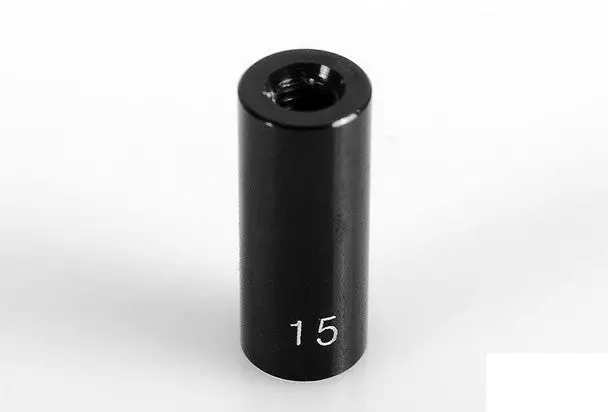 Rc4wd 15Mm (0.59") Internally Threaded Aluminum Link (Black) (4) Z-S1455 M3 6Mm 1