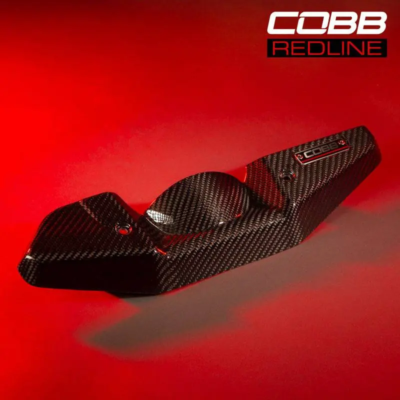 Cobb 08-20 Subaru Sti/08-14 Subaru Wrx Redline Carbon Fiber Alternator Cover - Gloss Finish 1