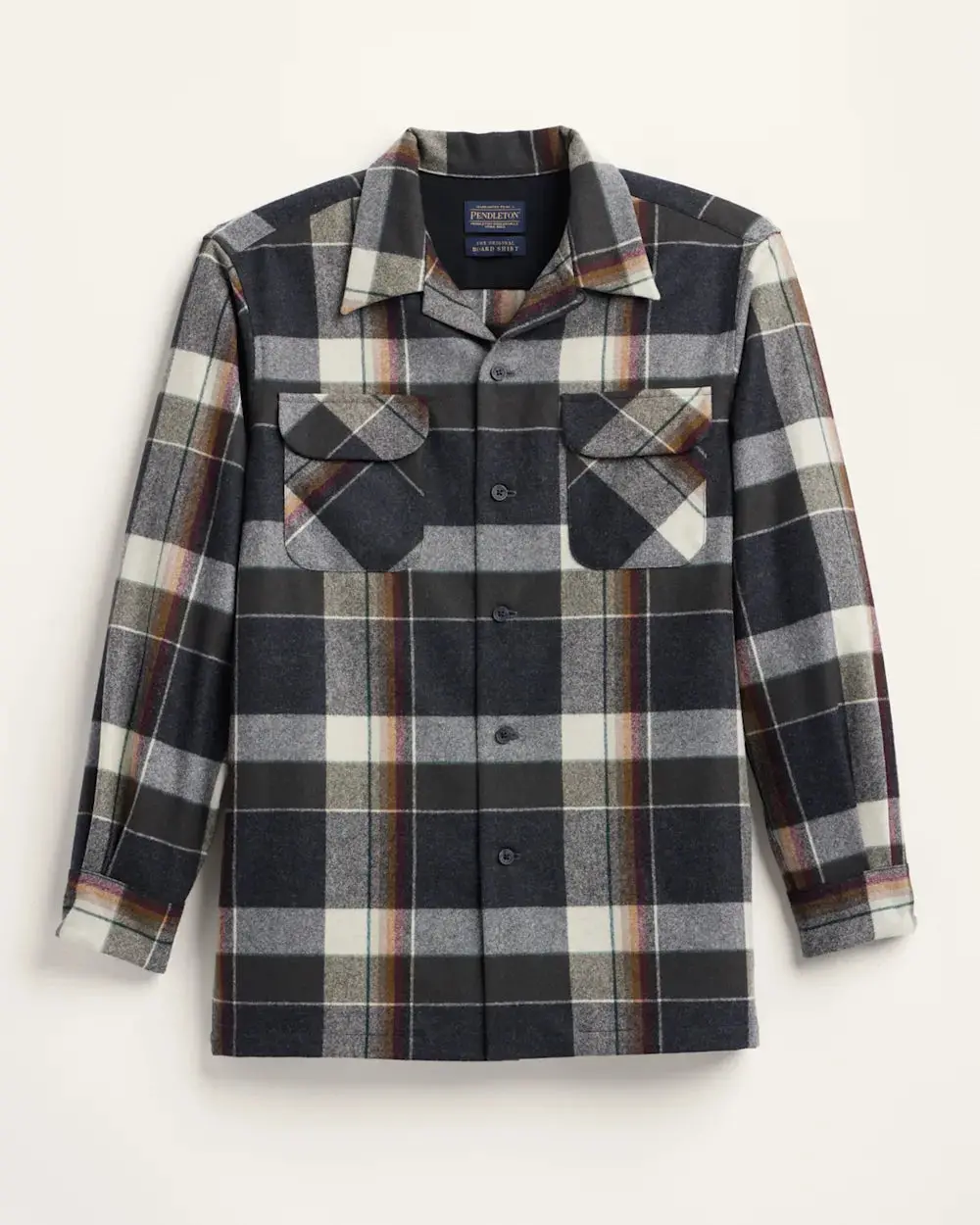 Pendleton Men's Black Multi Plaid Board Shirt 1
