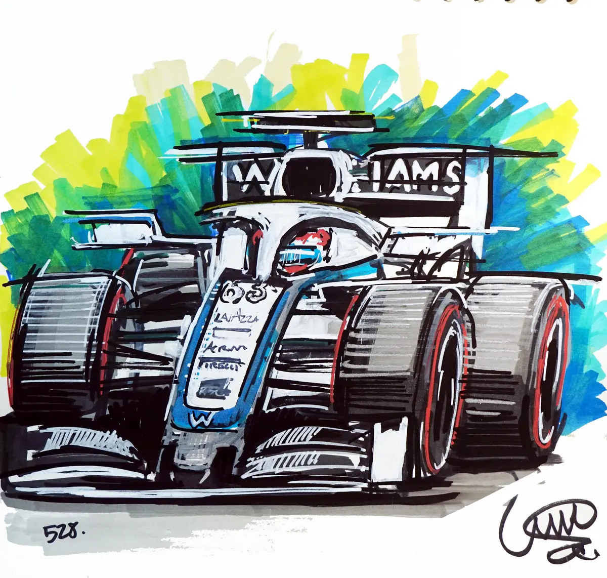 #Continuouscar No.528 | Williams Racing Fw43 F1 | George Russell #63 1