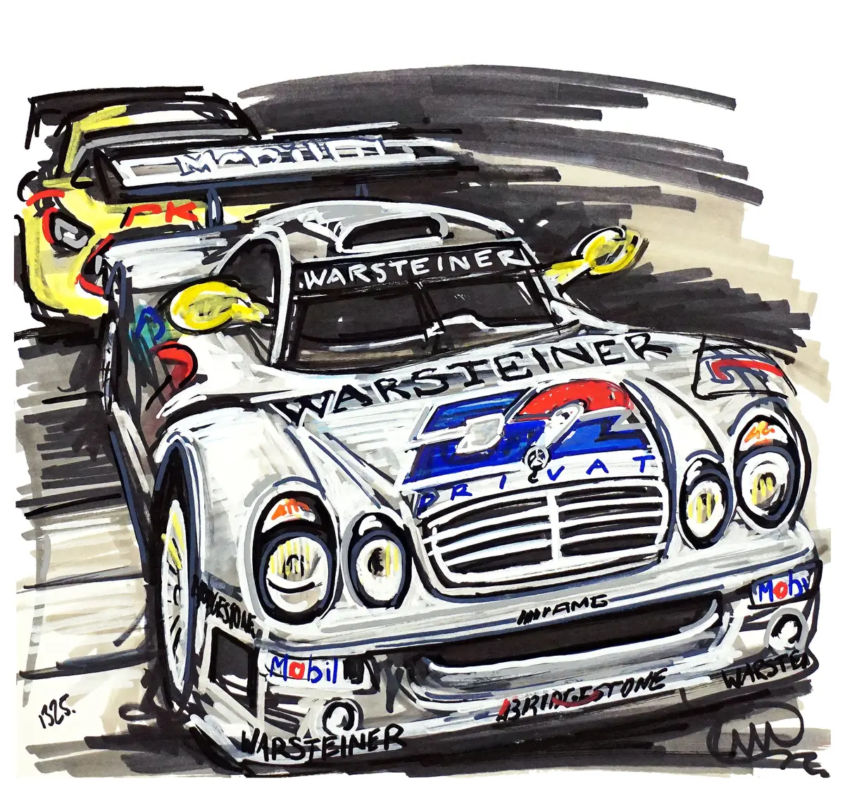 #Continuouscar No.1325 | Mercedes Benz Clk Race Car 1