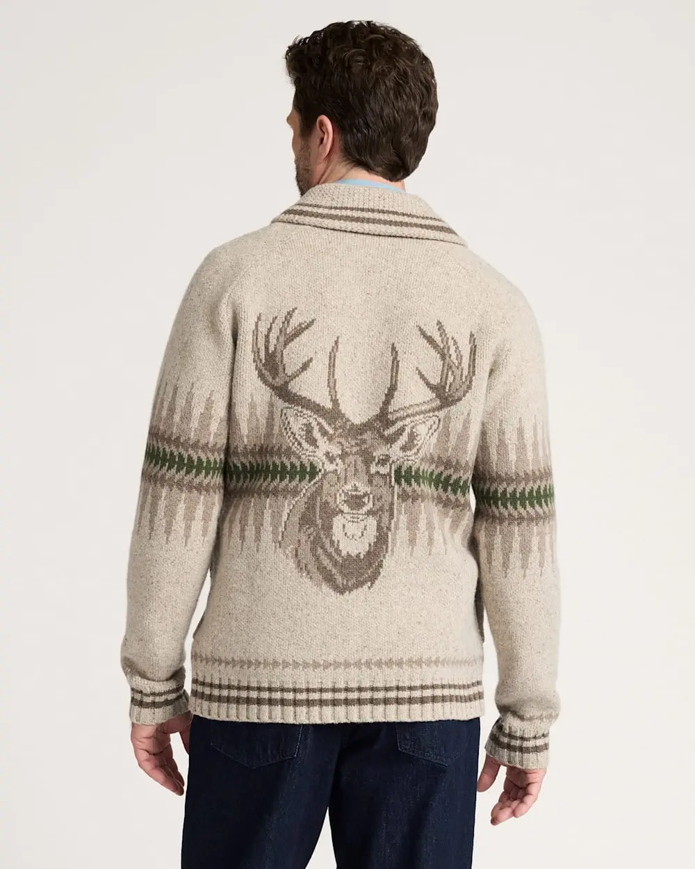 Pendleton Men's Sawtooth Buck Zip Sweater 1