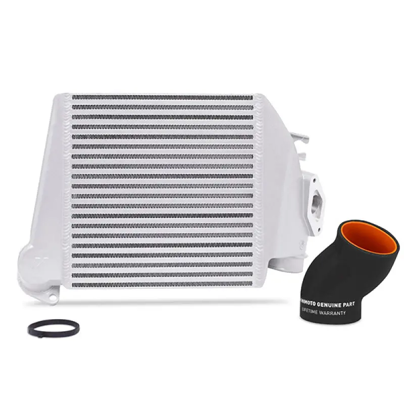 Mishimoto Subaru 08-14 Wrx/Sti / 05-09 Lgt/Obxt / 09-13 Fxt - Top-Mount Intercooler Kit (Silver Core & Black Hoses) 1