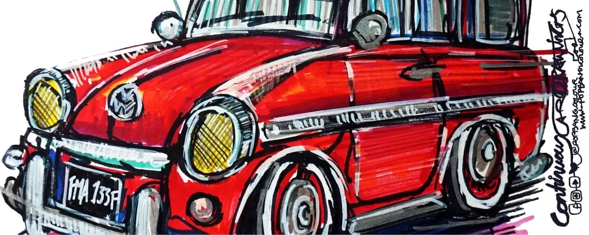 Vw Volkswagen Type 3 Notchback #Continuouscar | Mug 1
