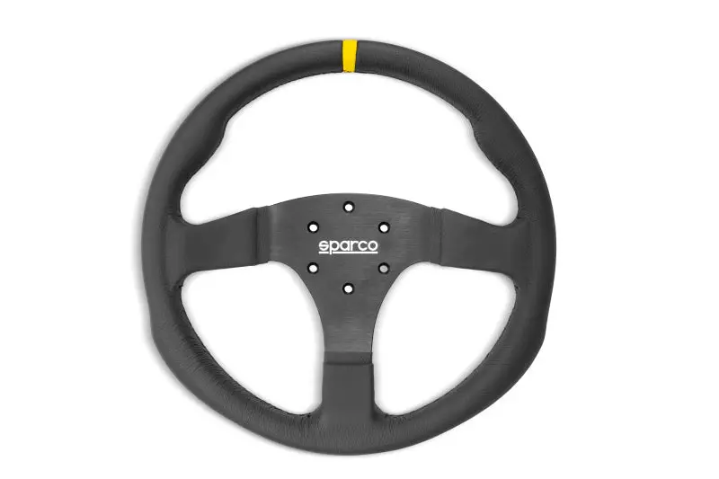 Sparco - R330b Steering Wheel W/ Button - (Leather) 1