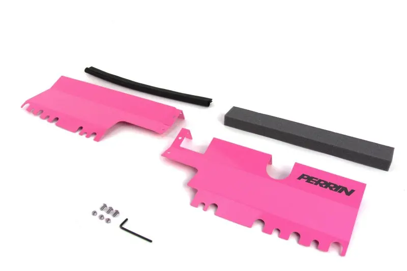 Perrin Radiator Shroud Hyper Pink - Fits 15-21 Subaru Wrx/Sti 1