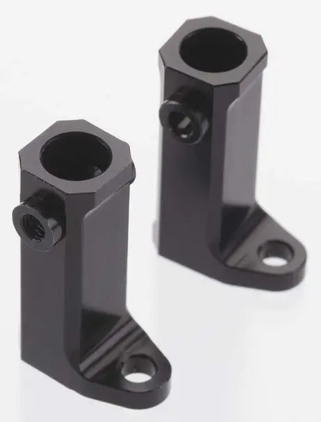 Strc Aluminum Side Mount Brackets Black Scx10 (2) 1