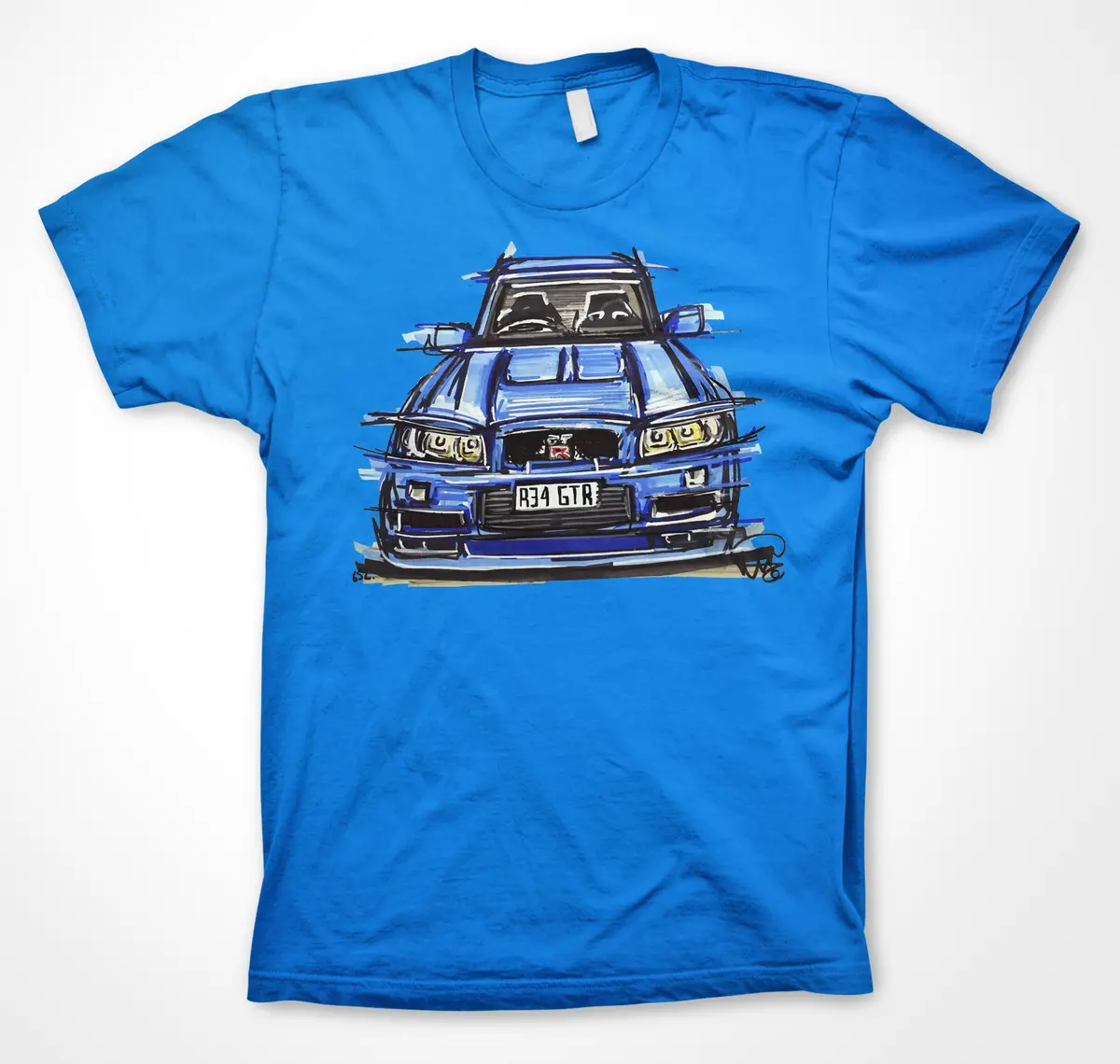 Nissan Skyline R34 GT-R Vintage Racing T-Shirt