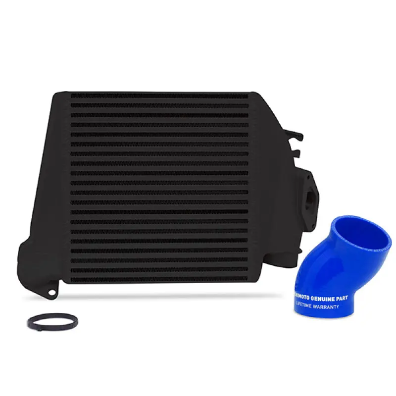 Mishimoto Subaru 08-14 Wrx/Sti / 05-09 Lgt/Obxt / 09-13 Fxt - Top-Mount Intercooler Kit (Black Core & Blue Hoses) 1