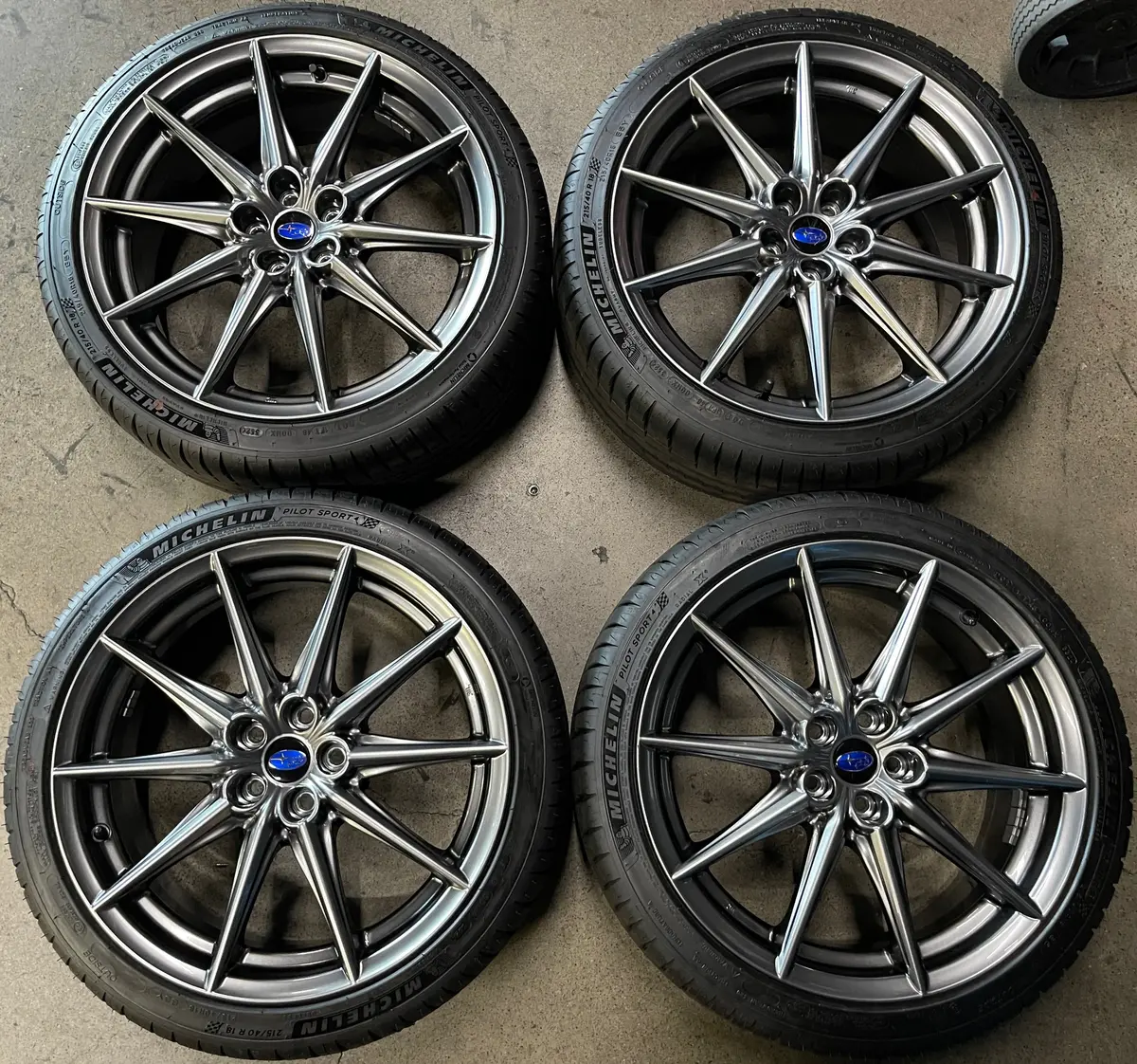 Sold 2025 Subaru Brz Br-Z Factory 18 Wheels Tires Oem Rim Michelin Su003-09471 1