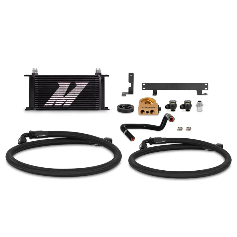 Mishimoto Thermostatic Oil Cooler Kit Black - Fits 2022-2025 Subaru Wrx 1