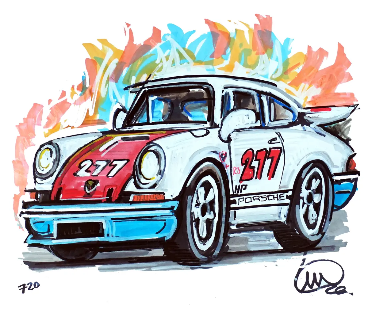 #Continuouscar No.720 L Porsche Wagnus Walker 1