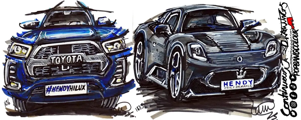 Toyota Hilux & Maserati Hendy | #Continuouscar |  Mu 1