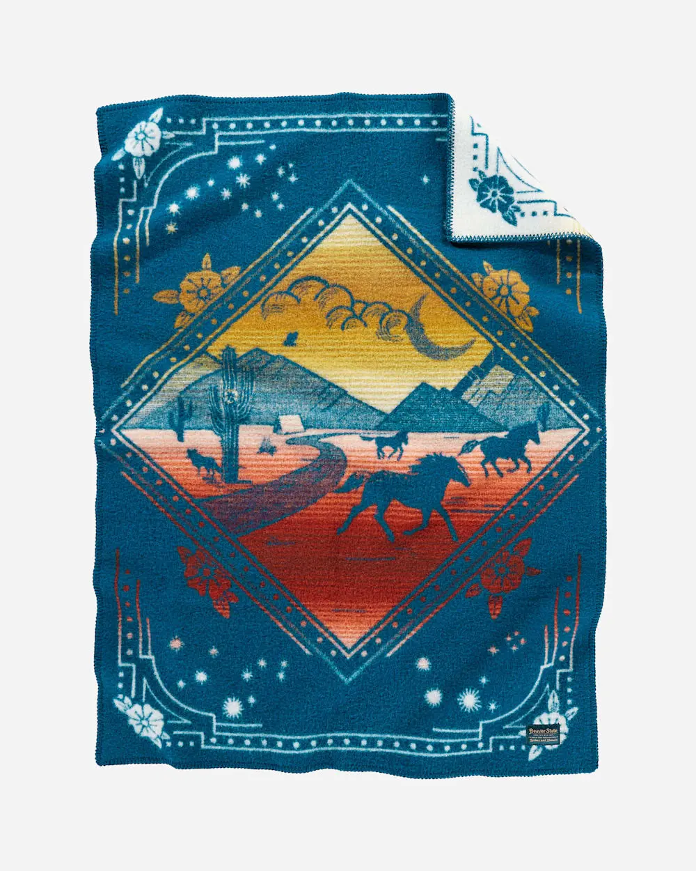 Pendleton Jacquard  Crib Blanket, Wind Riders 1
