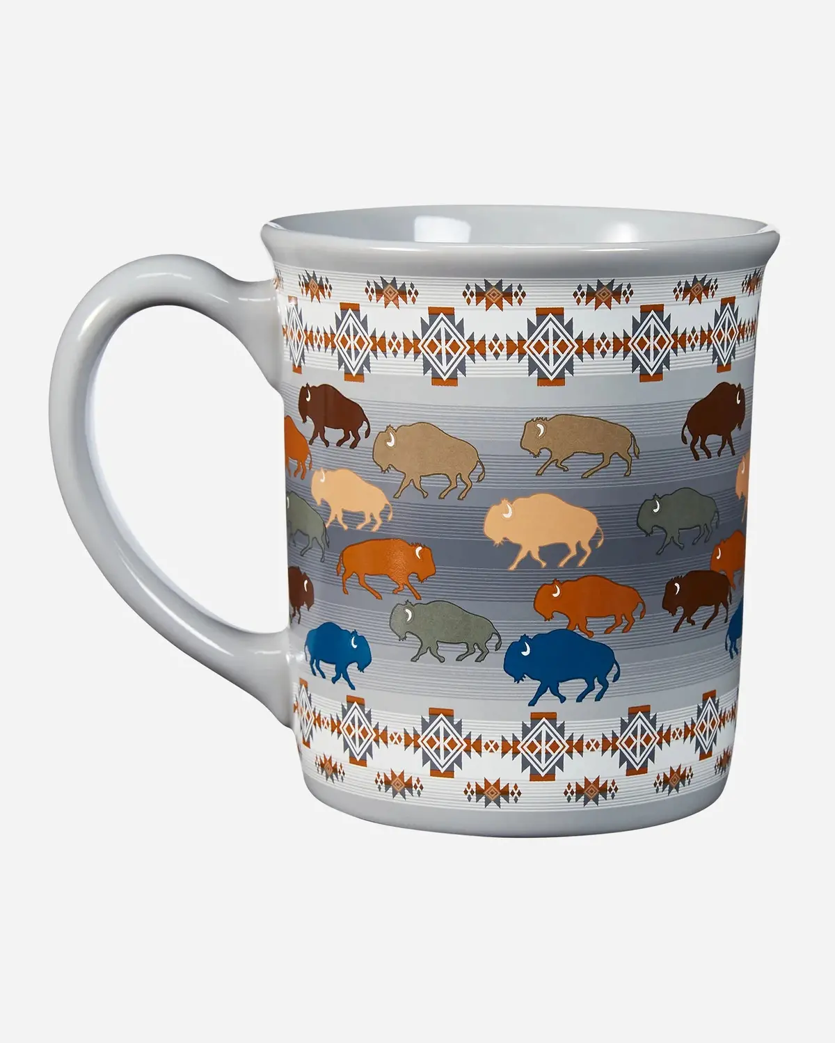 Pendleton Prairie Rush Hour Grey 18 Oz Mug 1