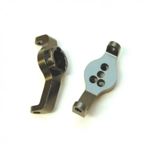 St Racing Aluminum Front Axle Caster Blocks (1 Pair): Trx-4 Gun Metal 1