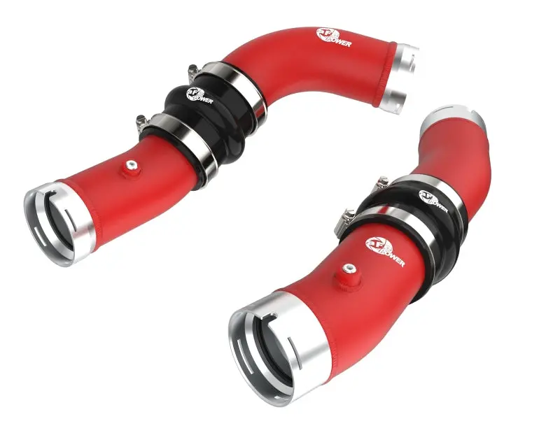 Afe Bladerunner 2.5/3In Aluminum Hot/Cold Charge Pipe Kit Red - Fits 2024+ Toyota Tacoma 2.4T 1