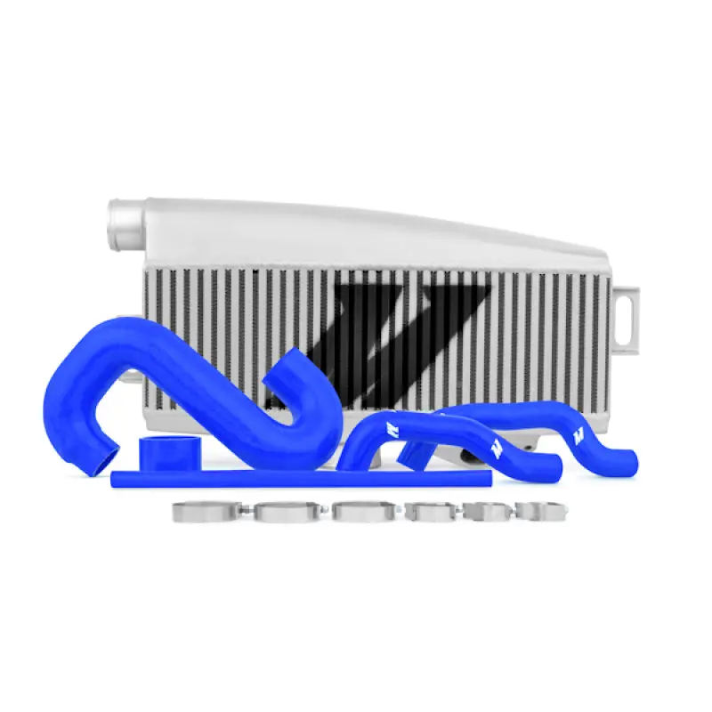 Mishimoto Subaru 02-07 Wrx/04-07 Sti - Top-Mount Intercooler Kit (Silver Core & Blue Hoses) 1