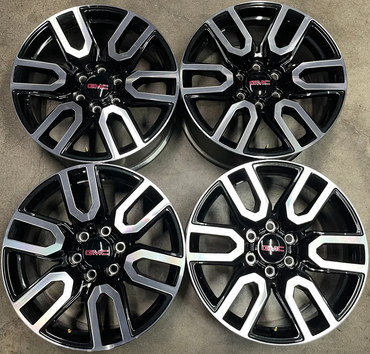 Sold 2025 Gmc Sierra Yukon At4 Factory 20 Wheels 5914 Oem Black Rims Silverado Tahoe 1