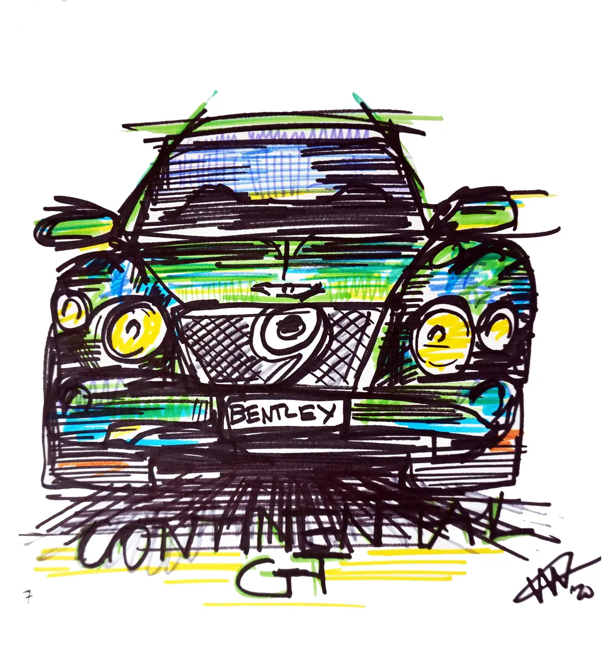 #Continuouscar No.7 | Bentley Continental 1