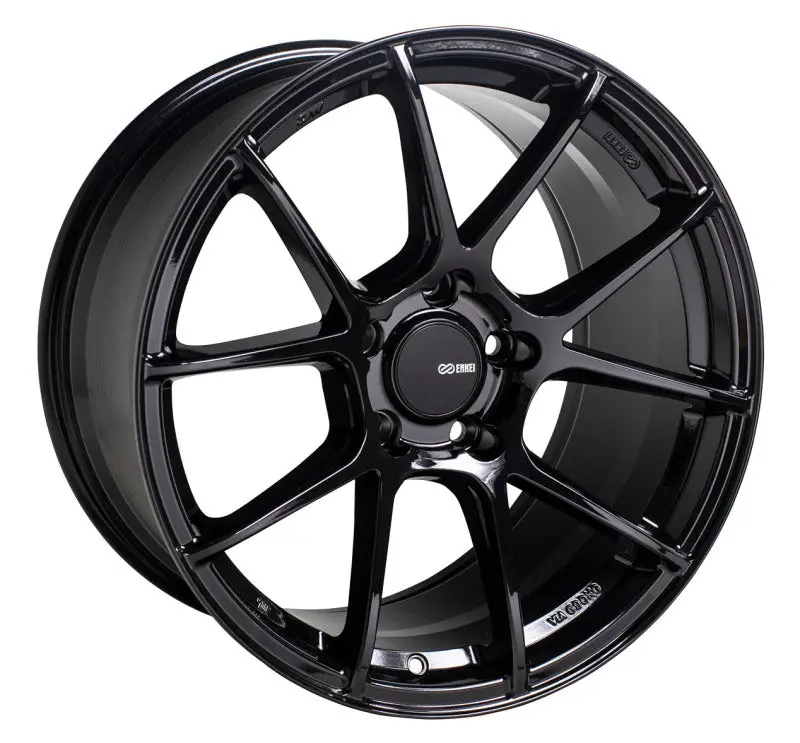 Enkei Ts-V 18X8.5 5X100 45Mm Offset 72.6Mm Bore Glass Black Wheel 1