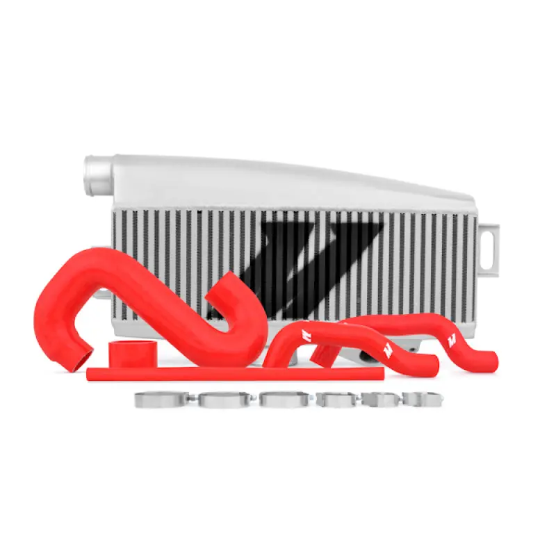 Mishimoto Subaru 02-07 Wrx/04-07 Sti - Top-Mount Intercooler Kit (Silver Core & Red Hoses) 1