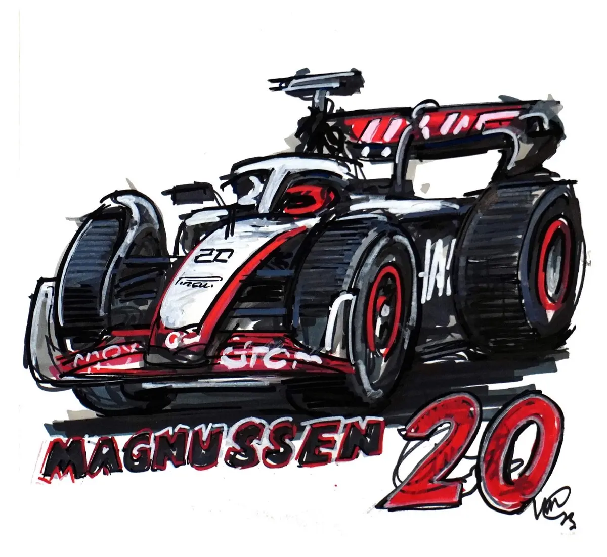#Continuouscar No.1735 | Moneygram Haas F1 | Kevin Magnussen 1
