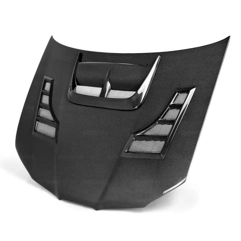 Seibon Cw Carbon Fiber Hood - Fits 06-07 Subaru Wrx/Sti 1