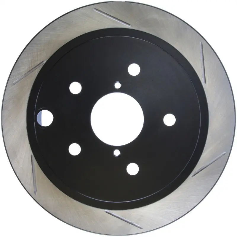 Stoptech Power Slot 2015 Subaru Wrx (W/O Eyesight) Rear Left Slotted Rotor 1