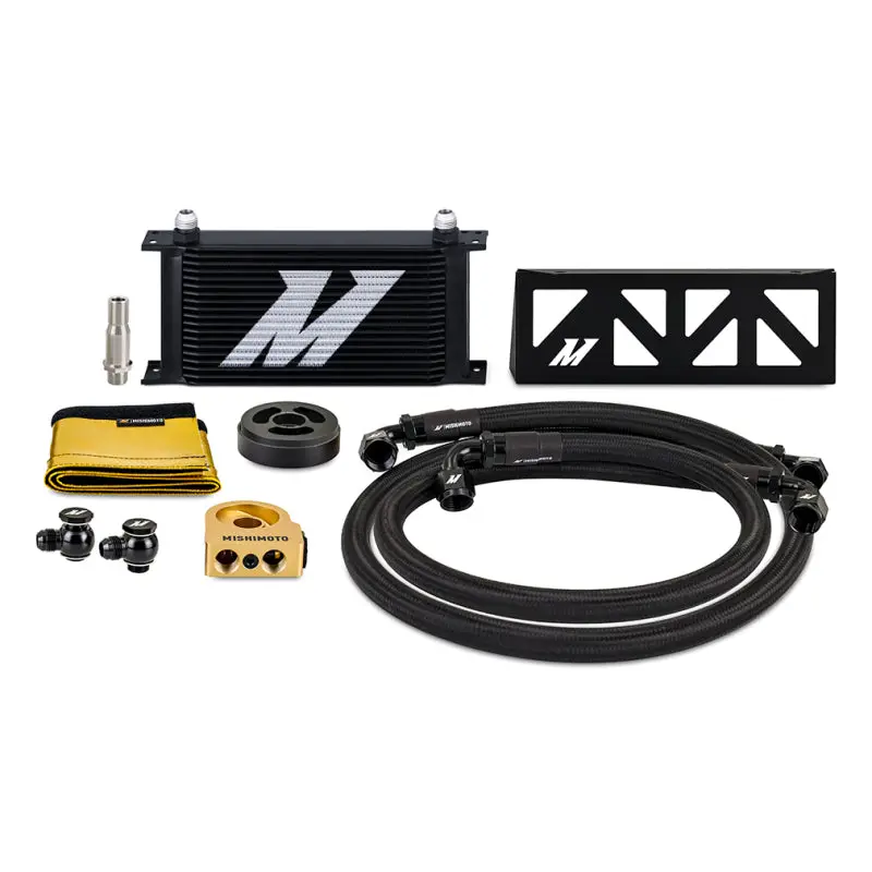Mishimoto Oil Cooler Kit Thermostatic Black - Fits 22-25 Subaru Brz/Toyota Gr86 1