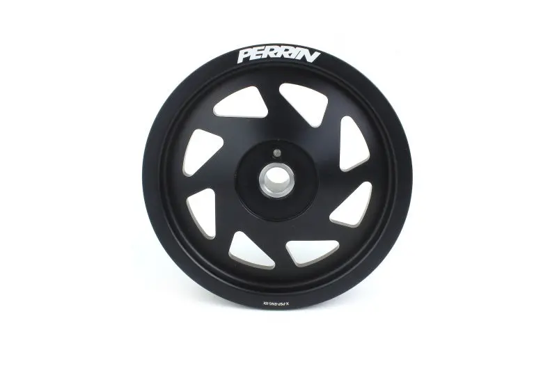 Perrin Lightweight Crank Pulley Black - Fits 19-21 Subaru Wrx / 16-18 Forester / 15-19 Legacy 1