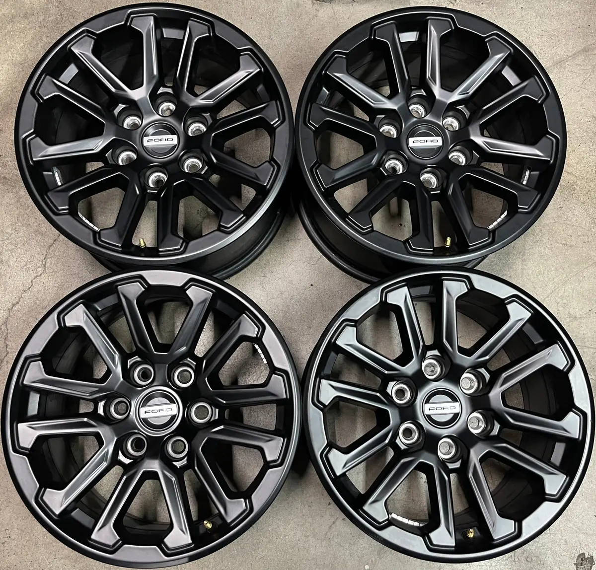 Sold Four 2024 Ford F150 Raptor Factory 17 Wheels Oem Rims Rl3v1007ab Black Fx4 1