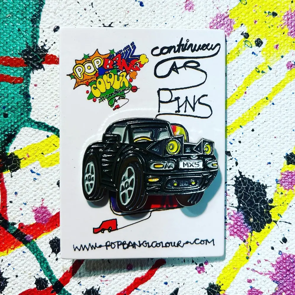 Mazda Mx-5 / Miata - Black | Limited Edition Enamel Pin Badge |  20 Only 1